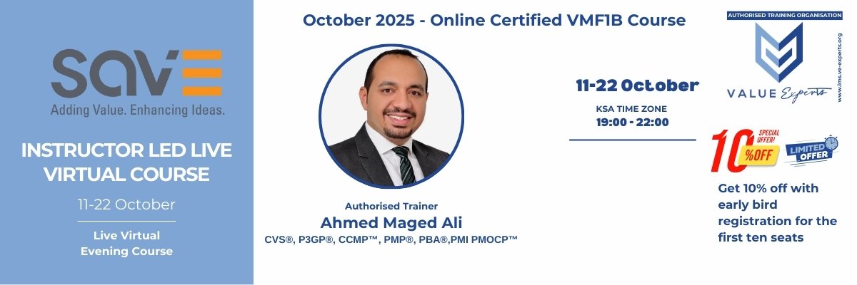 Your Path to the International Value Methodology Certification (VMA)